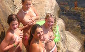 Topless Vacation Girls