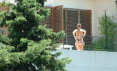Topless Hotties on Balcony