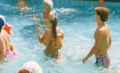 Amazing Tits in Public Pool