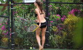 Jennifer Love Hewitt Plays Tennis
