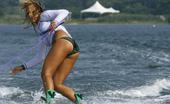 Hot Blonde Surfer Girl