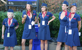 Flight Attendants Misbehaving