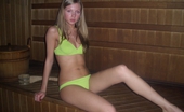Blonde Cutie in Sauna