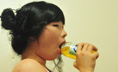Magenta Choi Deepthroating Bottle and Pantyhose